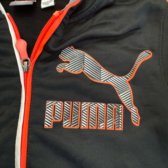 Boys Puma Zippered Hooded Sweatshirt Size M (10/12) - Picture 3 of 9